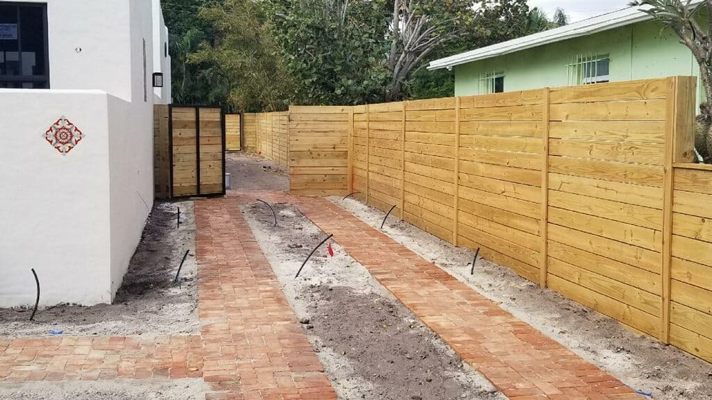 new wood fence installation services